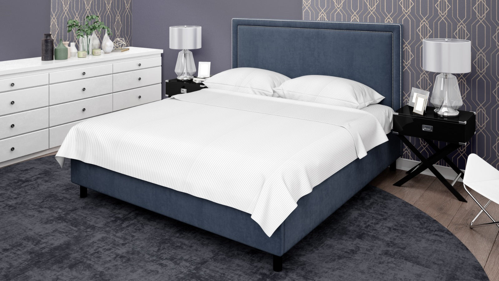 Stripe Bedsheet | Bedsheet | HeavenFeel